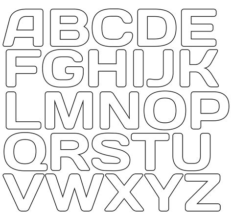 letter cutouts printable